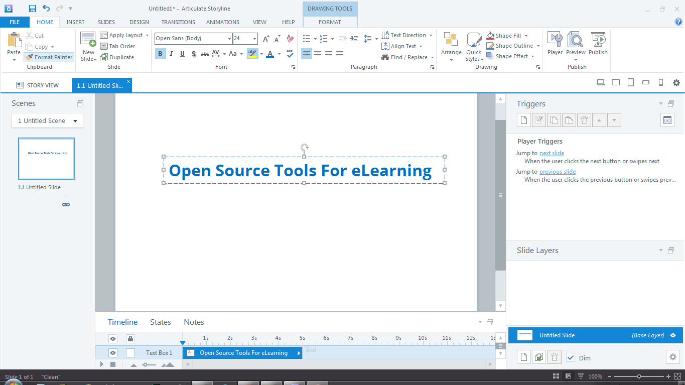 Free and Open Source eLearning Authoring Tools